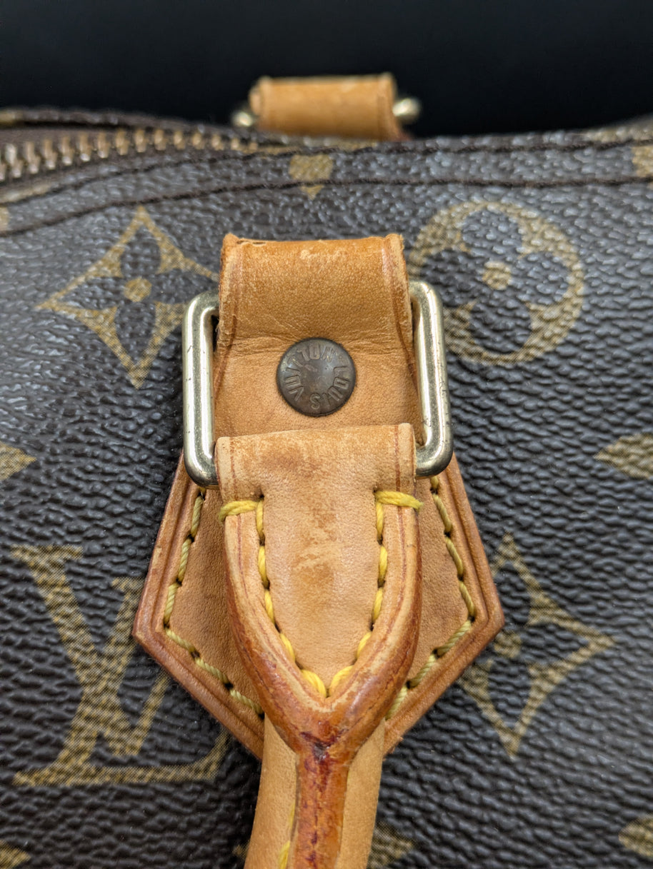 Speedy 30 Louis Vuitton monogram vintage avec son dust bag – photo 10