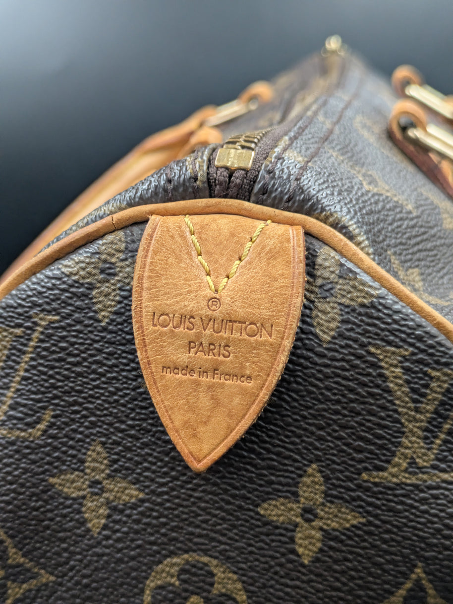 Speedy 30 Louis Vuitton monogram vintage avec son dust bag – photo 7