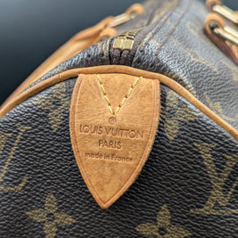 Speedy 30 Louis Vuitton monogram vintage avec son dust bag – photo 7
