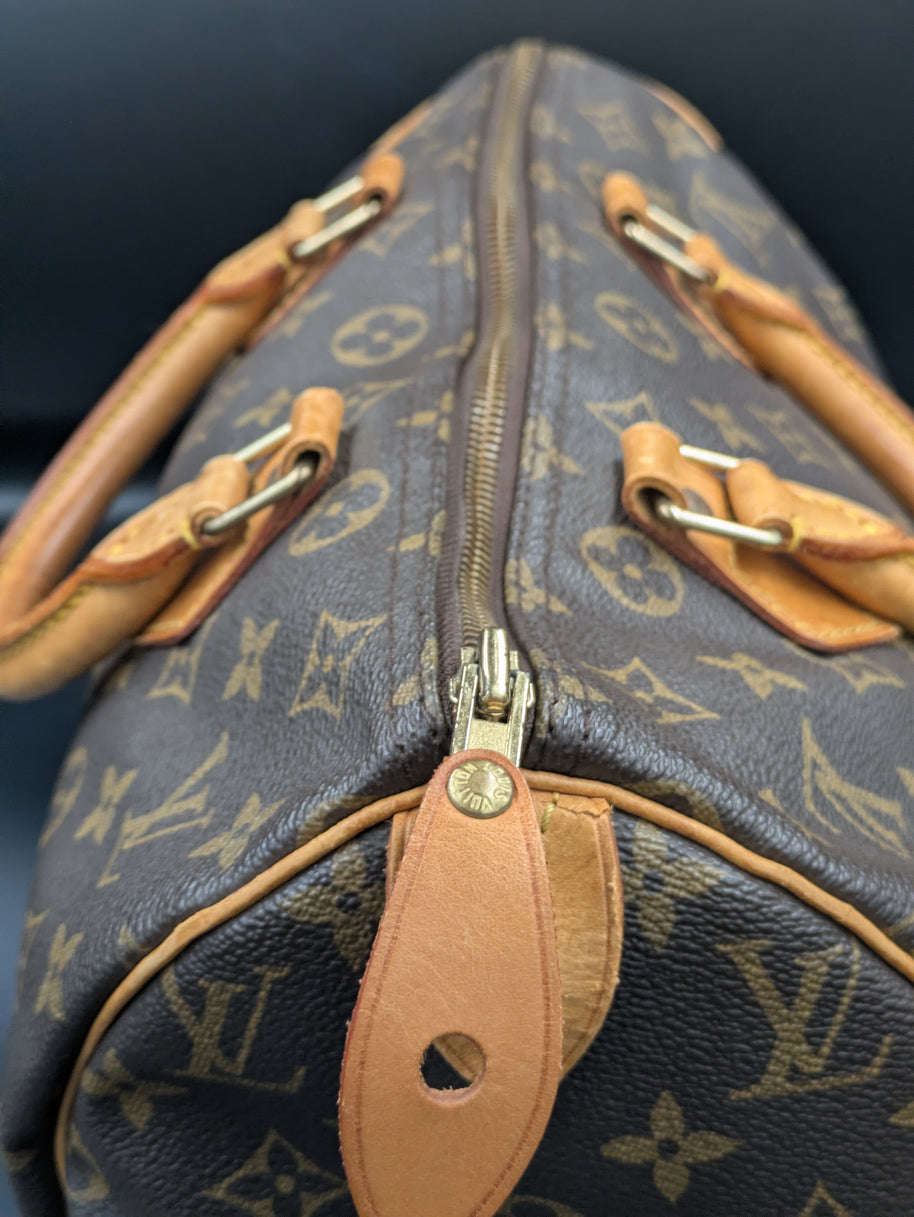 Speedy 30 Louis Vuitton monogram vintage avec son dust bag – photo 8