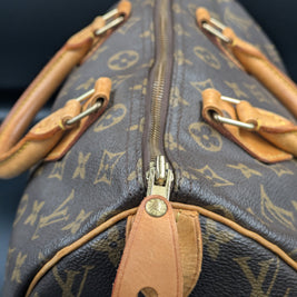 Speedy 30 Louis Vuitton monogram vintage avec son dust bag – photo 8