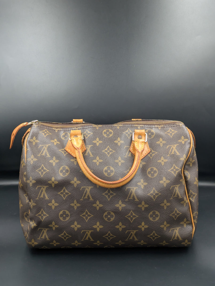 Speedy 30 Louis Vuitton monogram vintage avec son dust bag – photo 6