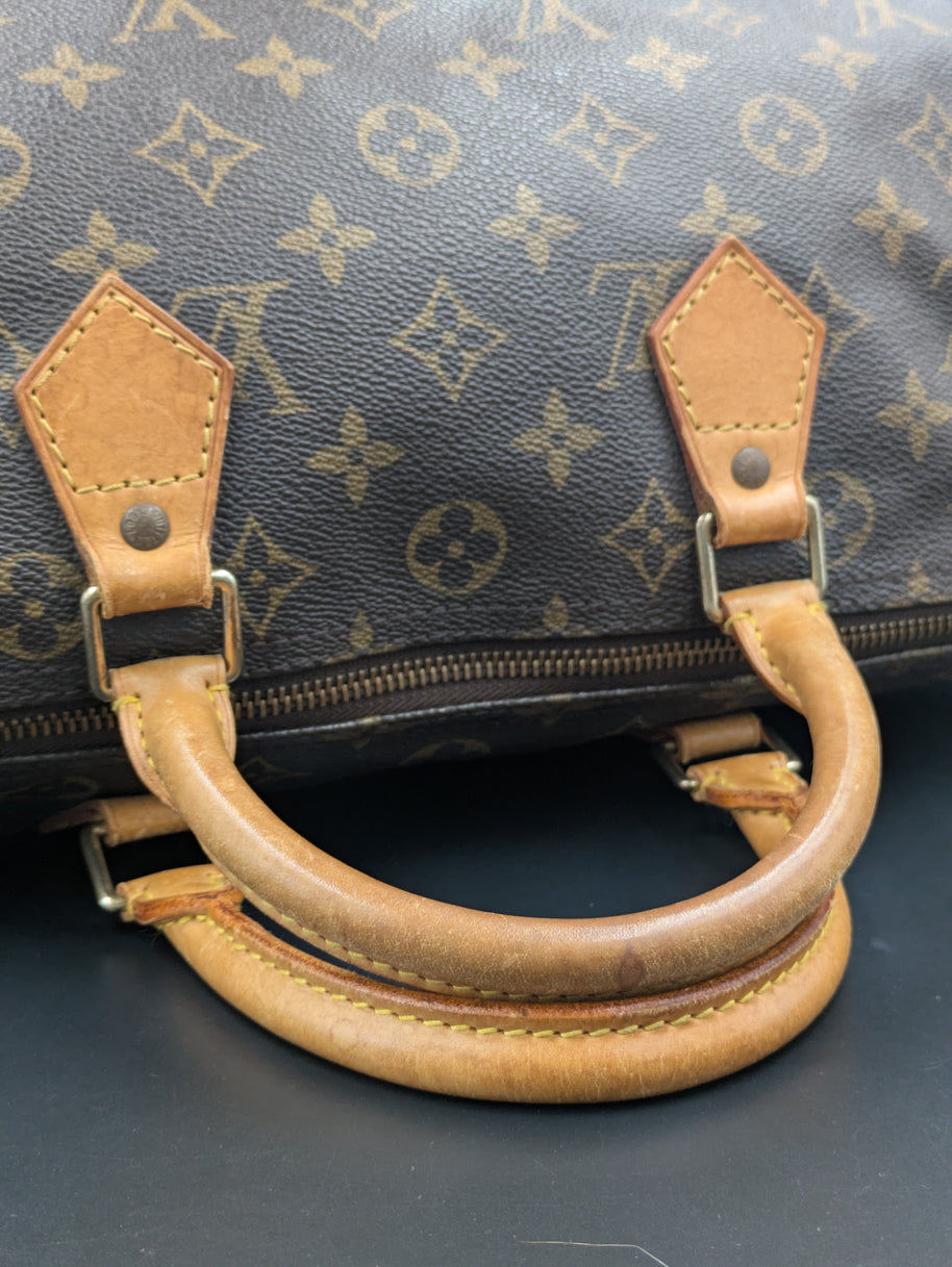 Speedy 30 Louis Vuitton monogram vintage avec son dust bag – photo 12