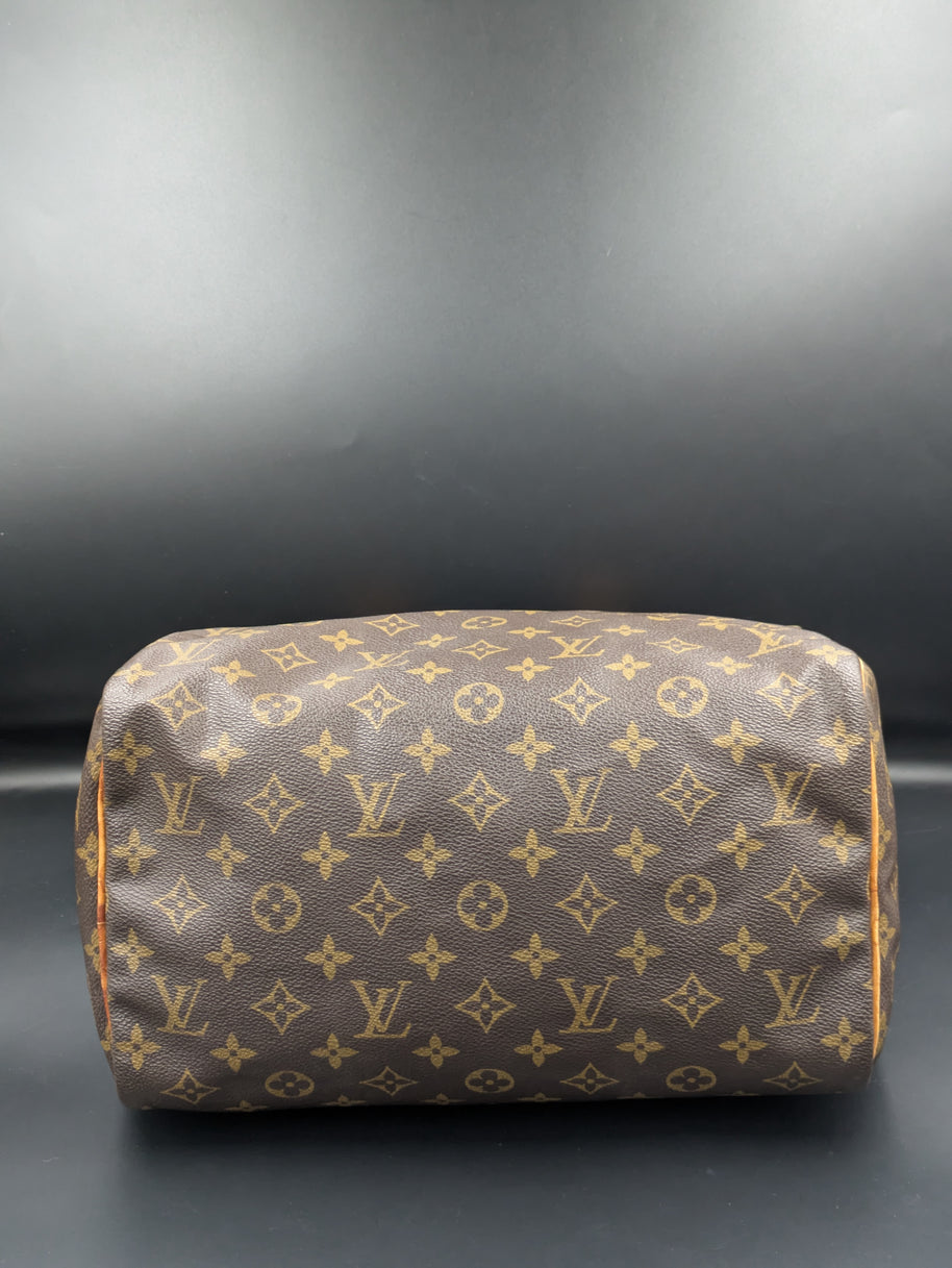 Speedy 30 Louis Vuitton monogram vintage avec son dust bag – photo 13