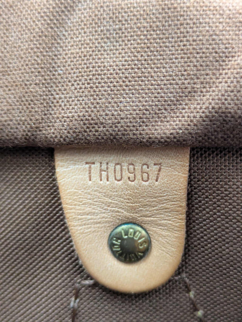 Speedy 30 Louis Vuitton monogram vintage avec son dust bag – photo 17