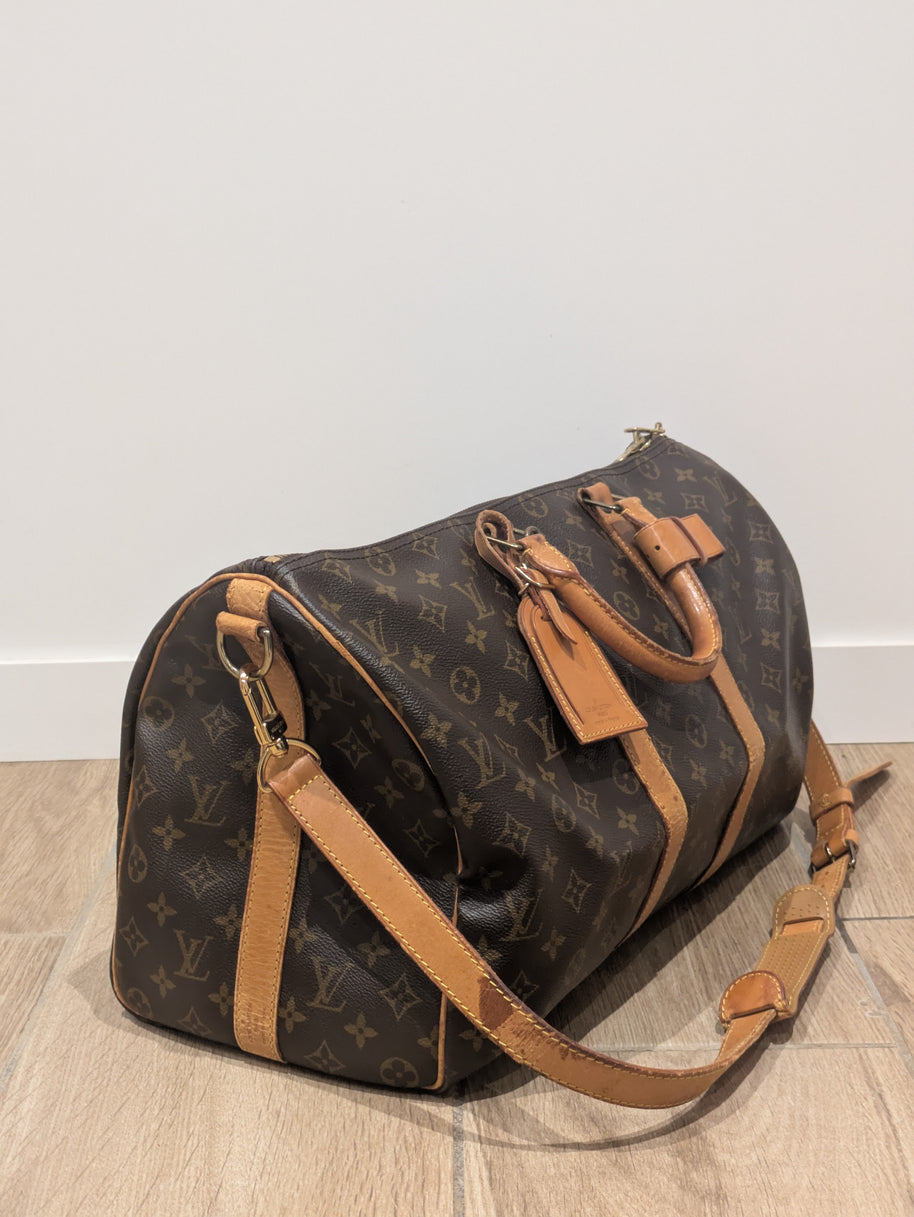 Keepall Bandoulière 45 Louis Vuitton monogram vintage – photo 3