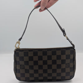 Pochette Accessoires Louis Vuitton Damier Ébène vintage avec sa boîte et son dust bag – photo 5