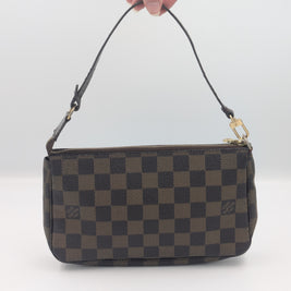 Pochette Accessoires Louis Vuitton Damier Ébène vintage avec sa boîte et son dust bag – photo 2