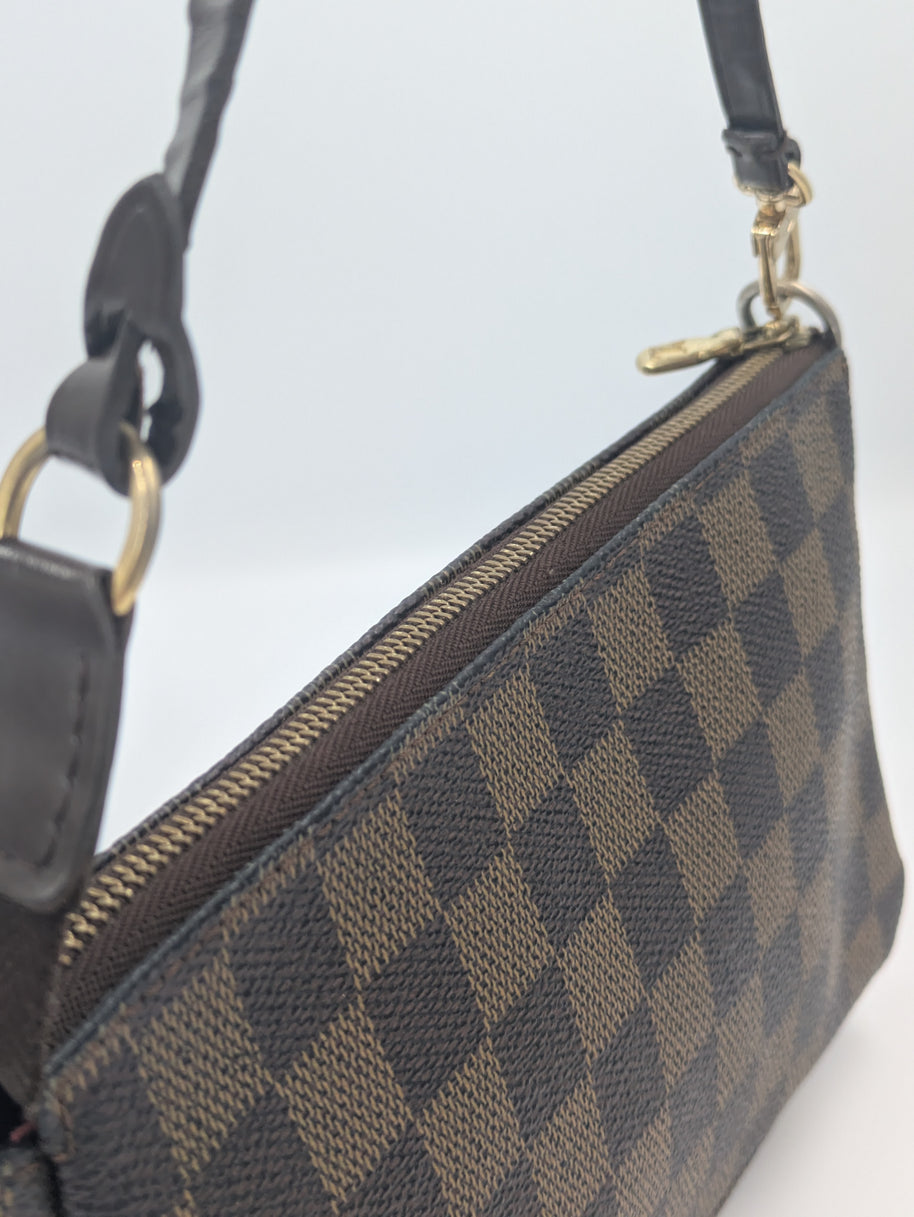 Pochette Accessoires Louis Vuitton Damier Ébène vintage avec sa boîte et son dust bag – photo 7