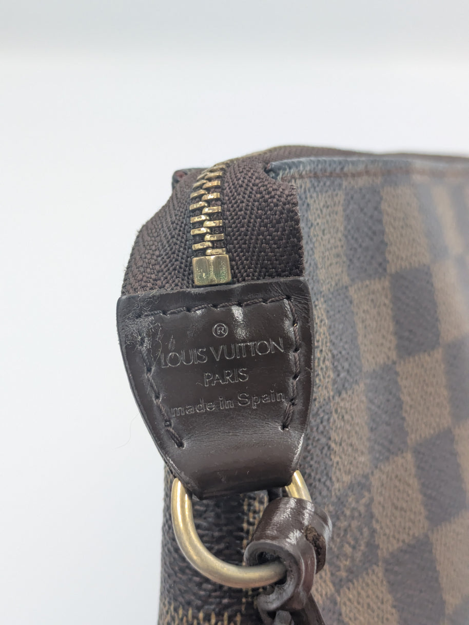 Pochette Accessoires Louis Vuitton Damier Ébène vintage avec sa boîte et son dust bag – photo 8