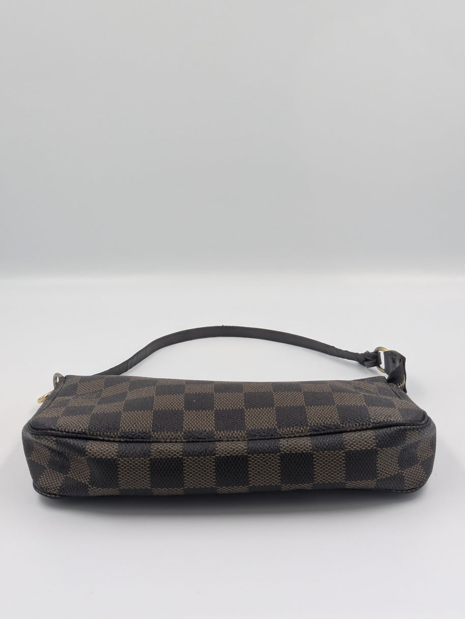 Pochette Accessoires Louis Vuitton Damier Ébène vintage avec sa boîte et son dust bag – photo 10