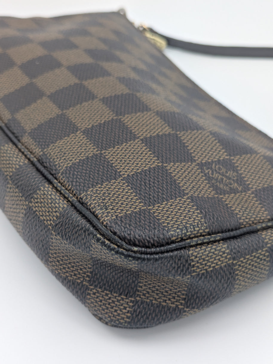 Pochette Accessoires Louis Vuitton Damier Ébène vintage avec sa boîte et son dust bag – photo 12