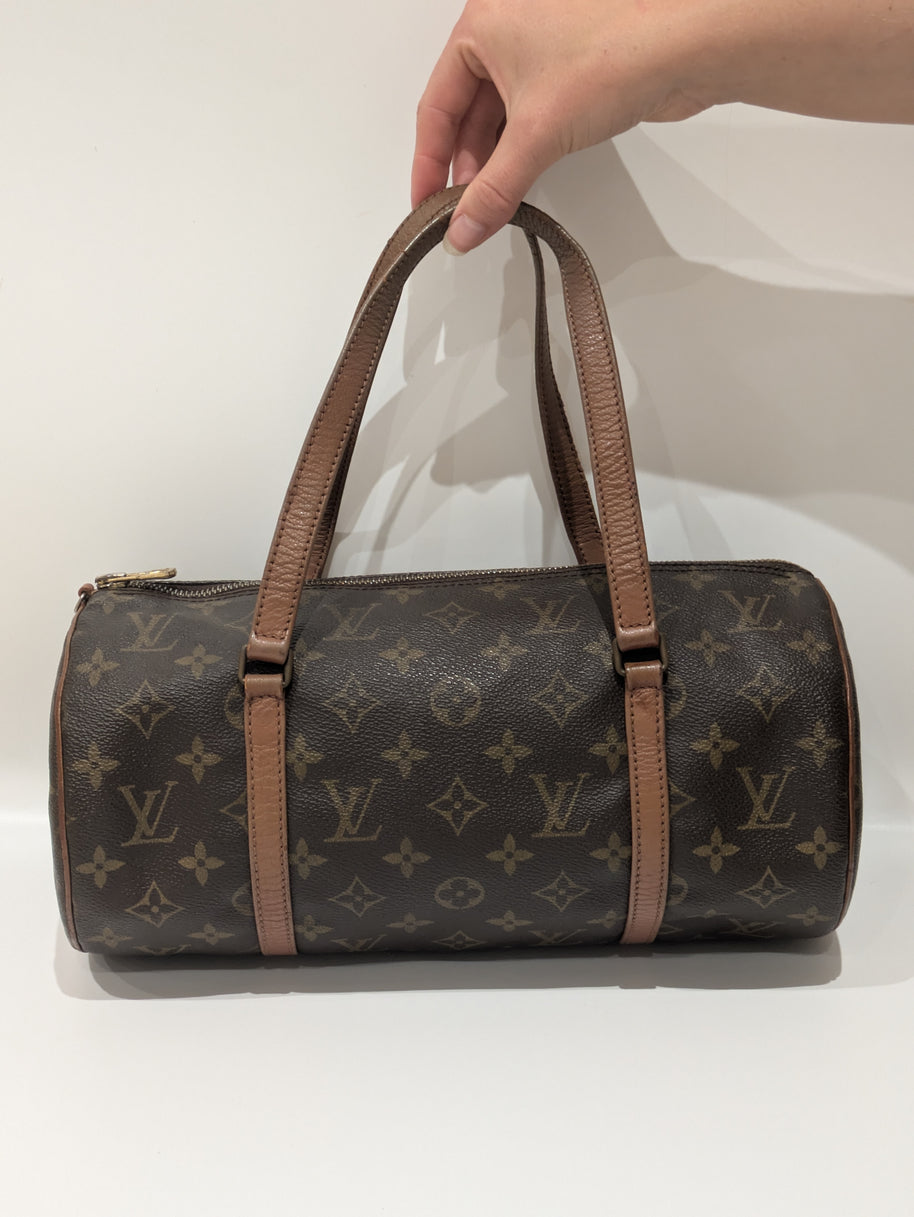Papillon 30 Louis Vuitton monogram vintage avec son dust bag – photo 2
