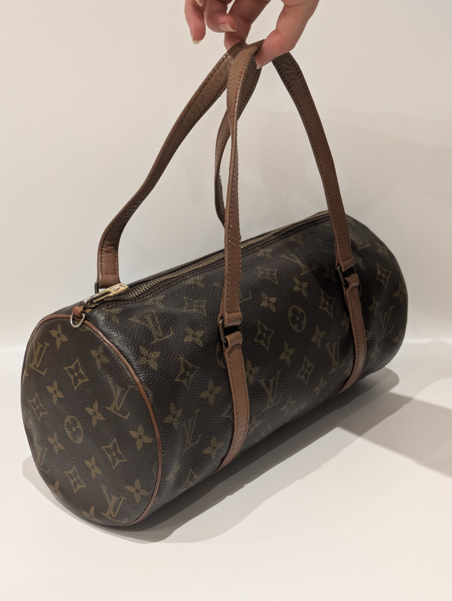 Papillon 30 Louis Vuitton monogram vintage avec son dust bag – photo 3