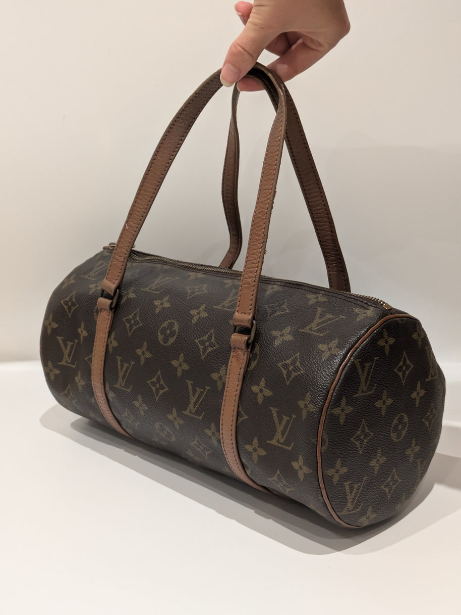 Papillon 30 Louis Vuitton monogram vintage avec son dust bag – photo 4