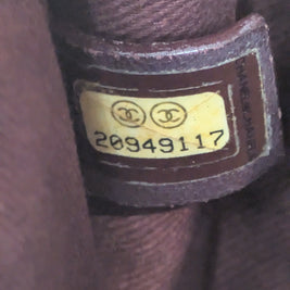 Étiquette du numéro de série à l’intérieur du Chanel French Riviera Flap