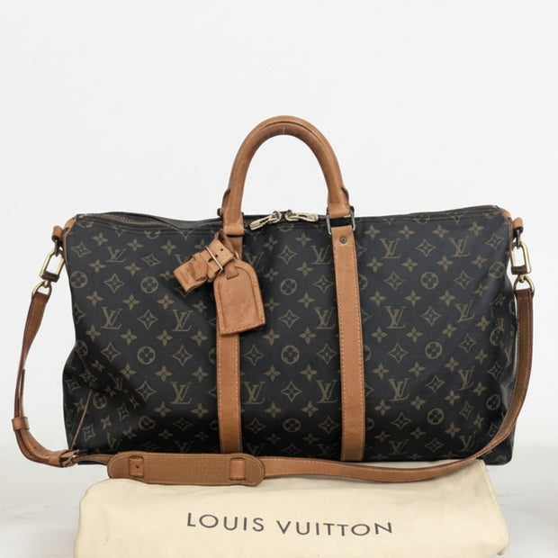Louis Vuitton Keepall 50 Bandoulière monogram vue générale