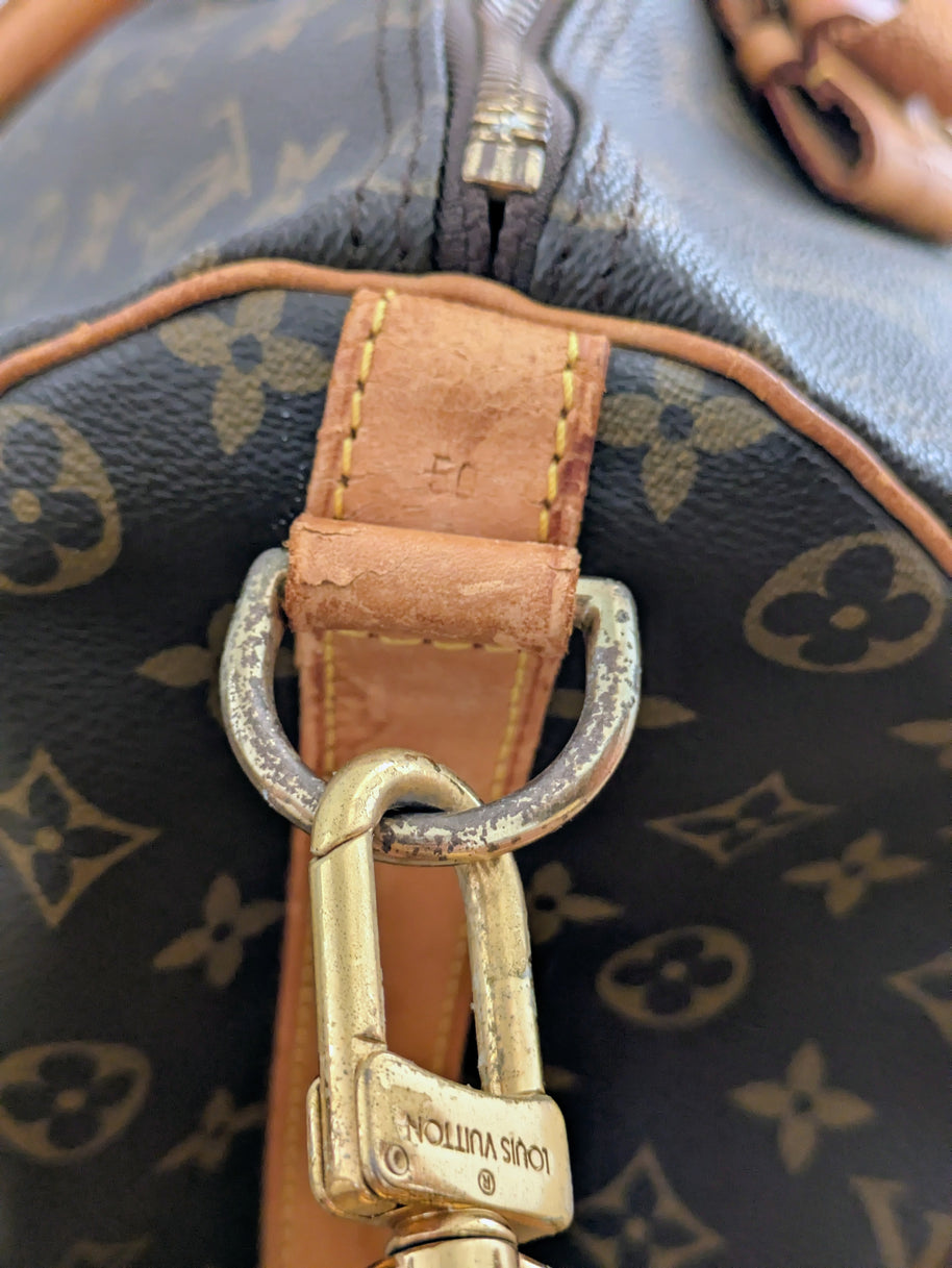 Louis Vuitton Keepall 50 fermeture éclair et attaches